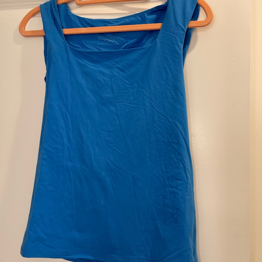 White House Black Market Vibrant Blue Tank Top